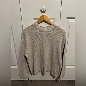 AMERICAN EAGLE OUTFITTERS TAN KNIT SWEATER